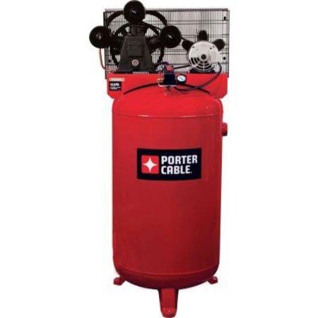 MAT INDUSTRIES Porter Cable® PXCMLA4708065, 4.5HP, Single-Stage Comp, 80  Gal, Vert., 155 PSI, 14CFM, 1PH 230V PXCMLA4708065